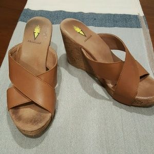 Volatile wedge sandals
